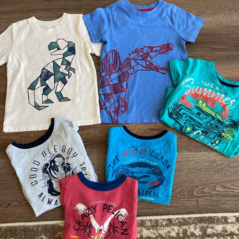 4T shirt bundle